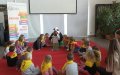 15.03.2024 Dzień Pandy w bibliotece w Jerzmanowicach z przedszkolakami ze SKRZATA