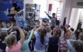 dwa spotkania z książkami w ramach DKK  dla dzieci z Przedszkola Samorządowego w Racławicach