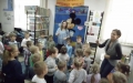 dwa spotkania z książkami w ramach DKK  dla dzieci z Przedszkola Samorządowego w Racławicach