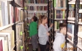 Poznajemy bibliotekę - lekcja biblioteczna  z uczniami klas 4 ze SP w Przegini 5.02.2019