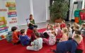 Spotkania z 3 grupami przedszkolaków z Przedszkola Samorządowego w Jerzmanoicach w ramach DKK dla dzieci 24.04.2024