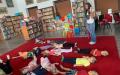 Spotkanie z przedszkolakami w bibliotece w Jerzmanowicach - Dzień kropki, 15.09.2023
