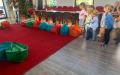Spotkanie z przedszkolakami w bibliotece w Jerzmanowicach - Dzień kropki, 15.09.2023