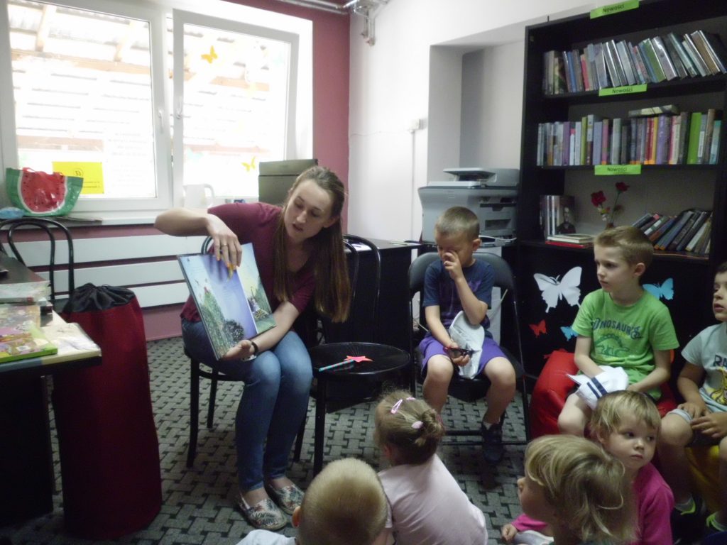 spotkanie z przedszkolakami z Przedszkola Fundacji „Elementarz” w Sąspowie