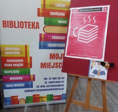 Nietoperzowa lekcja biblioteczna i spotkanie czytelnicze DKK dla dzieci z Niepublicznego Przedszkola SKRZAT w Jerzmanowicach